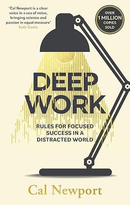 Deep Work book cover by Cal Newport
