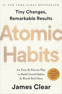 Atomic Habits book cover by James Clear